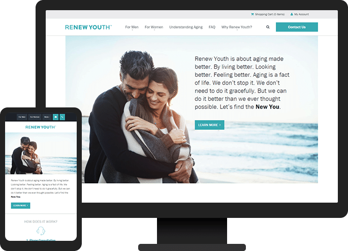 Renew Youth Responsive Website